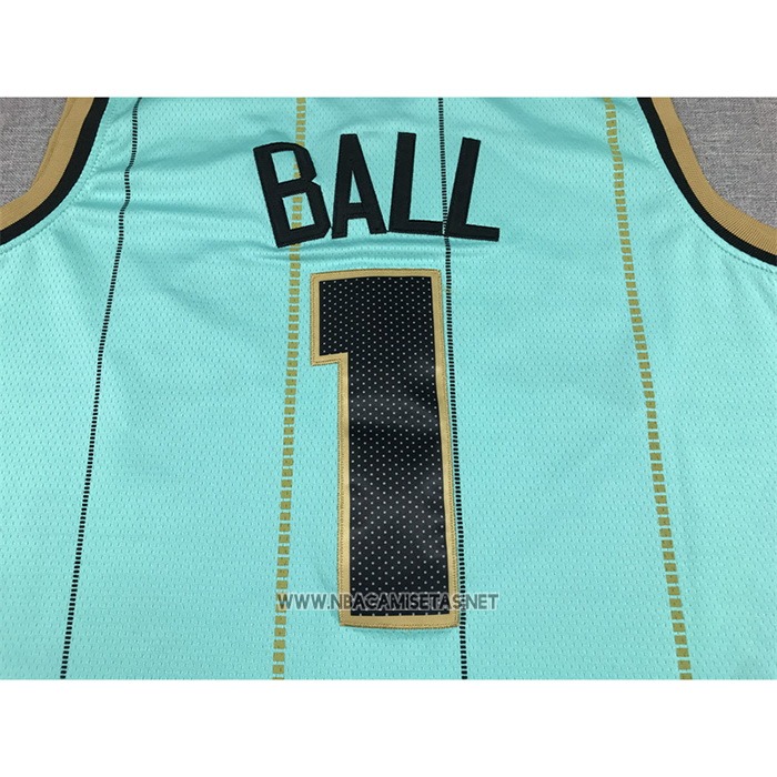 Camiseta Charlotte Hornets LaMelo Ball NO 1 Ciudad Verde